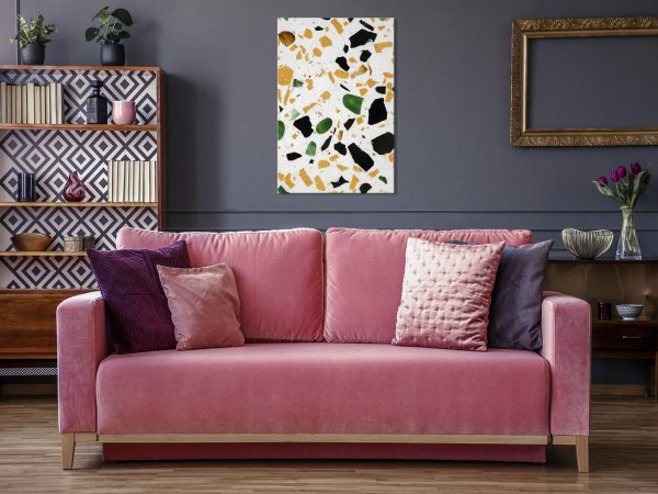 Canvas Print - Terrazzo (1 Part) Vertical - Image 2