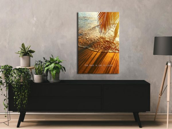 Canvas Print - The Best Is Yet To Come (1 Part) Vertical - Image 4