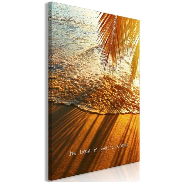 Canvas Print - The Best Is Yet To Come (1 Part) Vertical - Image 2