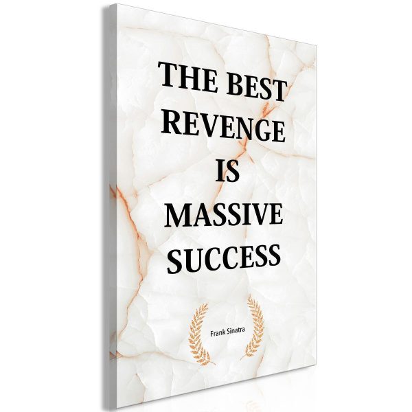 Canvas Print - The Best Revenge Is Massive Success (1 Part) Vertical
