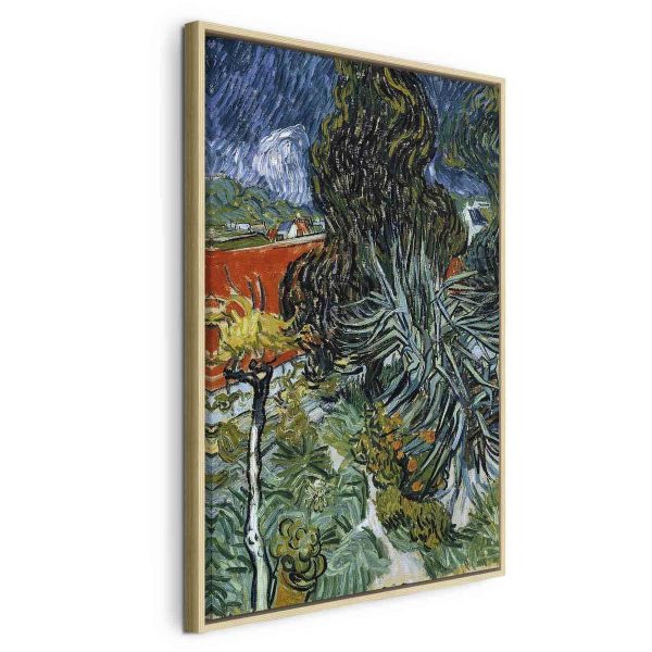 Canvas Print - The Garden of Dr Gachet in Auvers (Vincent Van Gogh)