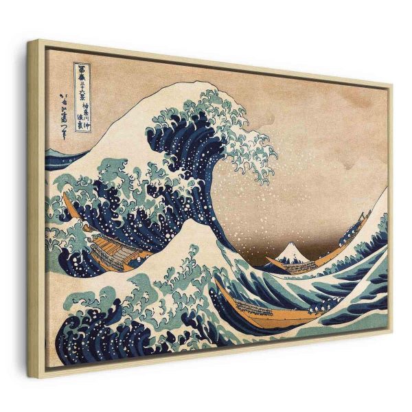 Canvas Print - The Great Wave off Kanagawa (Reproduction)