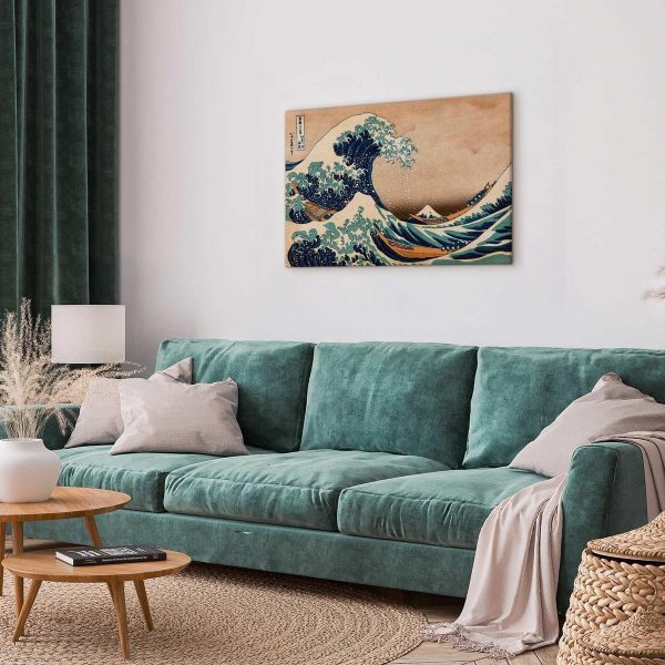 Canvas Print - The Great Wave off Kanagawa (Reproduction)