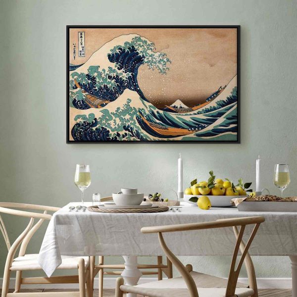 Canvas Print - The Great Wave off Kanagawa (Reproduction)