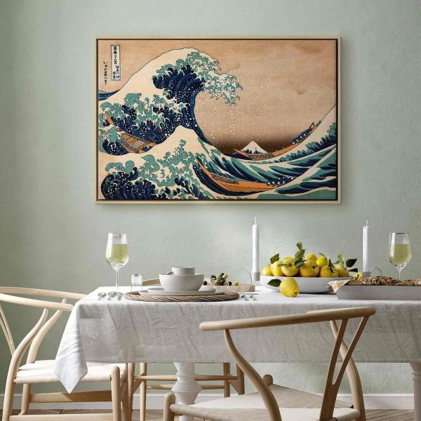 Canvas Print - The Great Wave off Kanagawa (Reproduction)