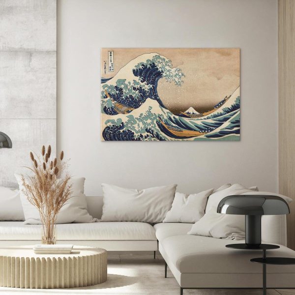Canvas Print - The Great Wave off Kanagawa (Reproduction)
