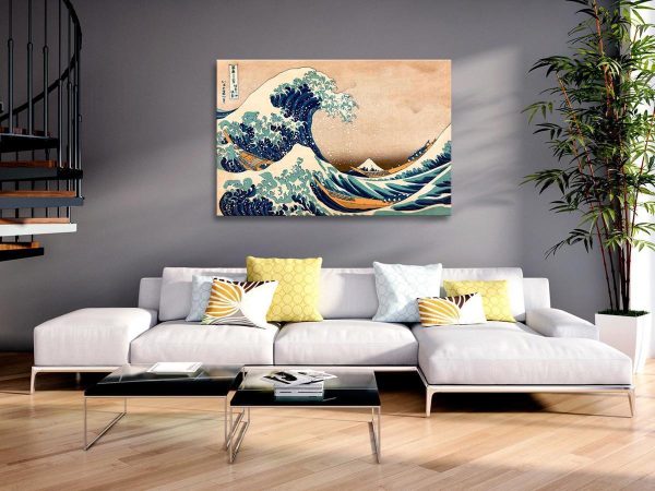 Canvas Print - The Great Wave off Kanagawa (Reproduction)