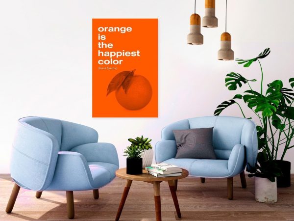Canvas Print - The Happiest Colour (1 Part) Vertical - Image 2