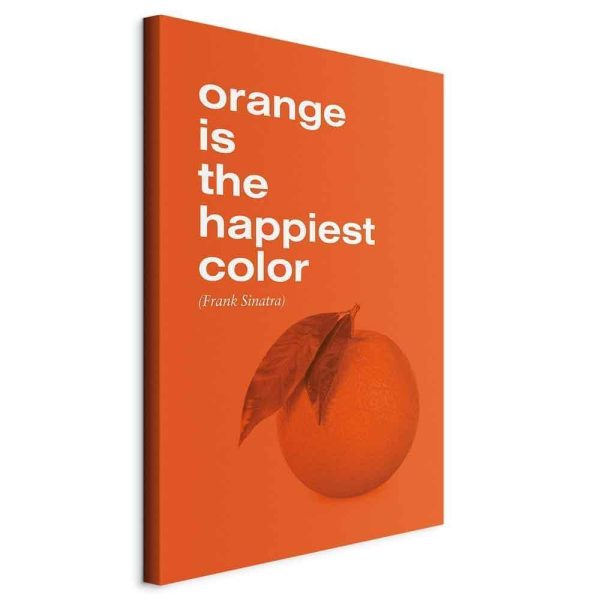 Canvas Print - The Happiest Colour (1 Part) Vertical