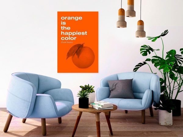 Canvas Print - The Happiest Colour (1 Part) Vertical