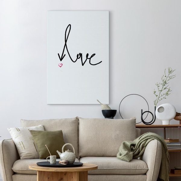Canvas Print - This is Love (1 Part) Vertical