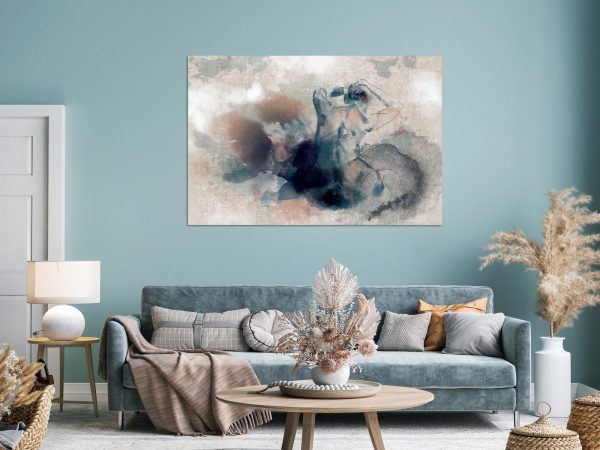 Canvas Print - Thoughtful in Blue - Image 2