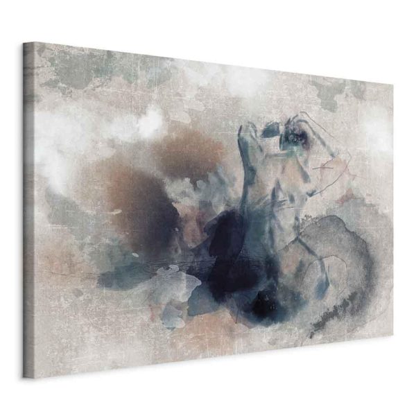 Canvas Print - Thoughtful in Blue