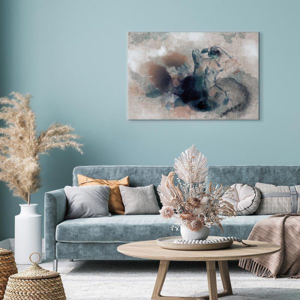 Canvas Print - Thoughtful in Blue