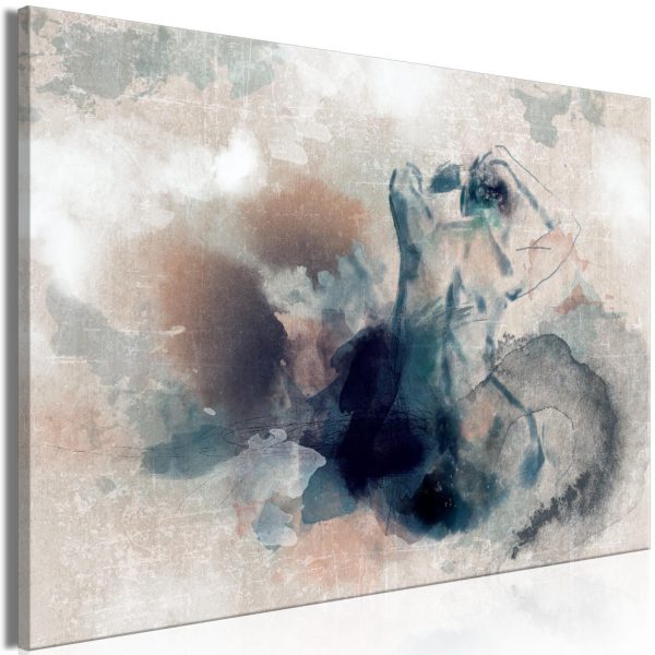Canvas Print - Thoughtful in Blue