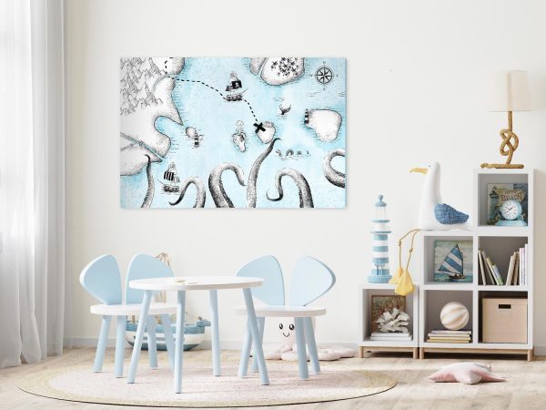 Canvas Print - Treasure Map (1 Part) Wide - Image 2