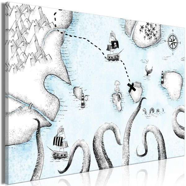 Canvas Print - Treasure Map (1 Part) Wide