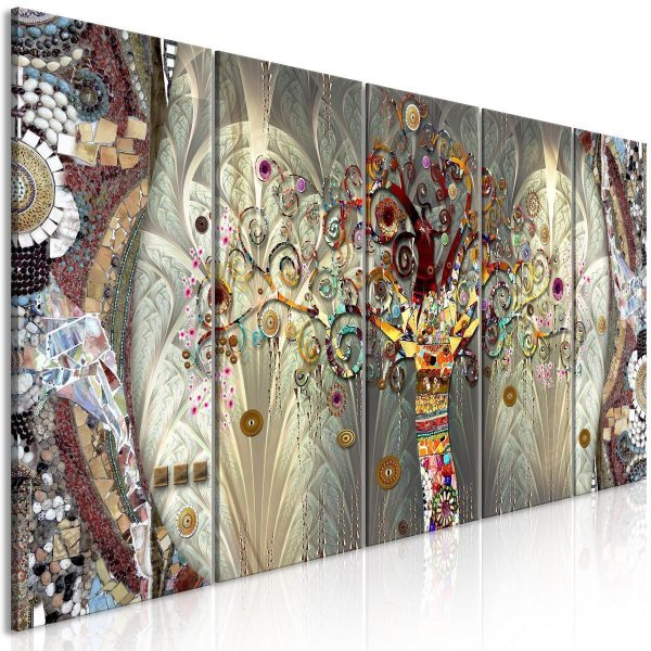 Canvas Print - Tree of Life (5 Parts) Narrow