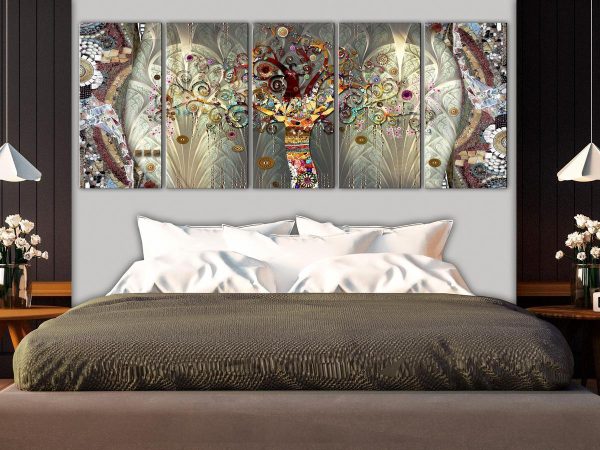 Canvas Print - Tree of Life (5 Parts) Narrow