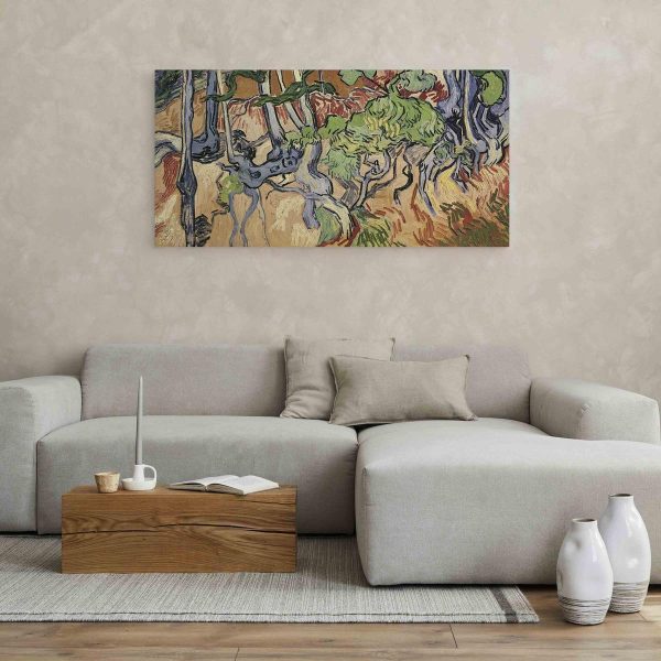 Canvas Print - Tree roots (Vincent Van Gogh)