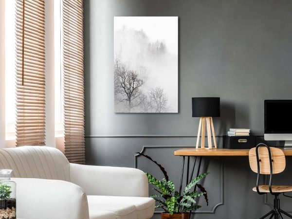 Canvas Print - Trees In The Fog (1 Part) Vertical - Image 4