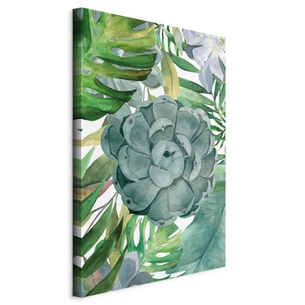 Canvas Print - Tropical Flora (1 Part) Vertical