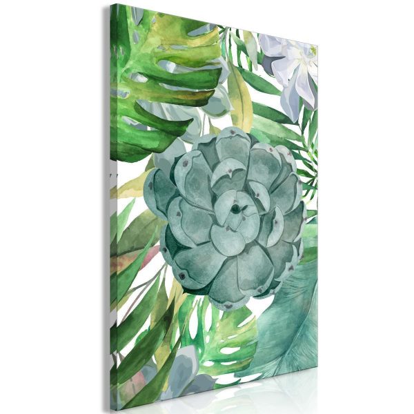 Canvas Print - Tropical Flora (1 Part) Vertical