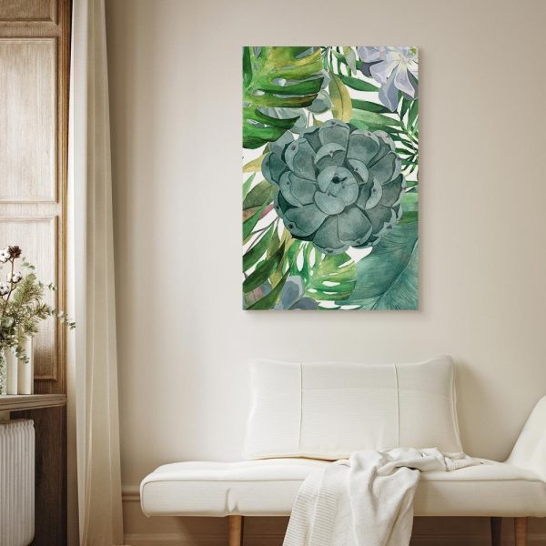 Canvas Print - Tropical Flora (1 Part) Vertical