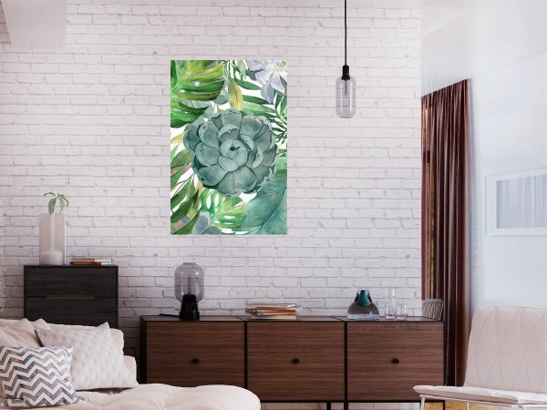 Canvas Print - Tropical Flora (1 Part) Vertical