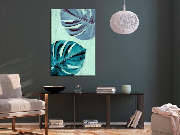 Canvas Print - Tropical Turquoise (1 Part) Vertical