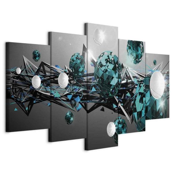 Canvas Print - Turquoise Solar System