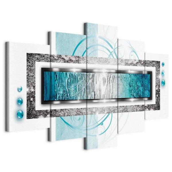 Canvas Print - Turquoise blizzard