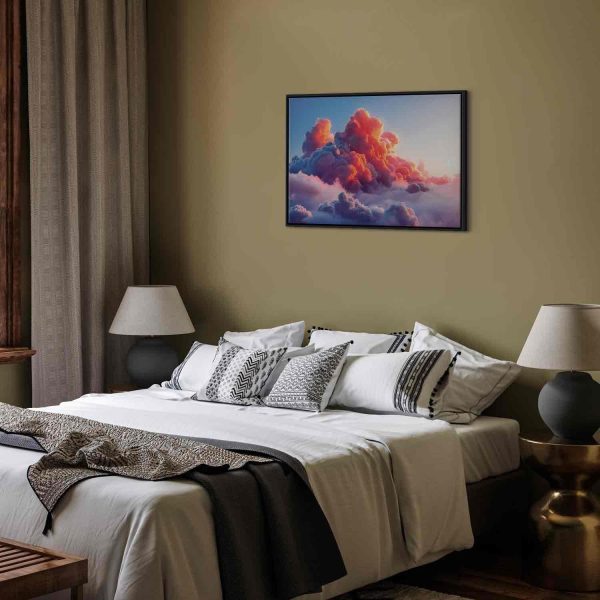 Canvas Print - Twilight Spectacle: Clouds in Shades of Pink and Violet - Image 7