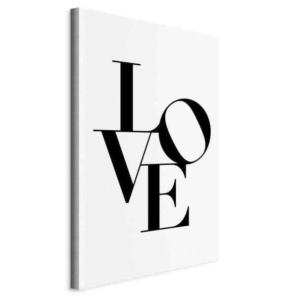 Canvas Print - Twisted Love (1 Part) Vertical