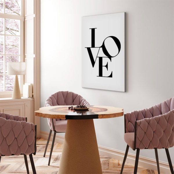 Canvas Print - Twisted Love (1 Part) Vertical