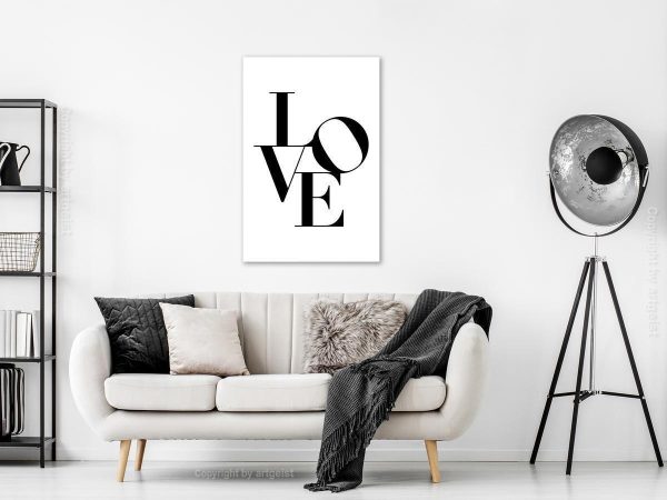 Canvas Print - Twisted Love (1 Part) Vertical