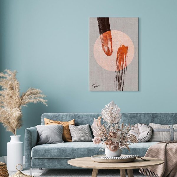 Canvas Print - Two Comets (1 Part) Vertical