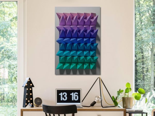 Canvas Print - Uniform Motion (1 Part) Vertical - Image 2