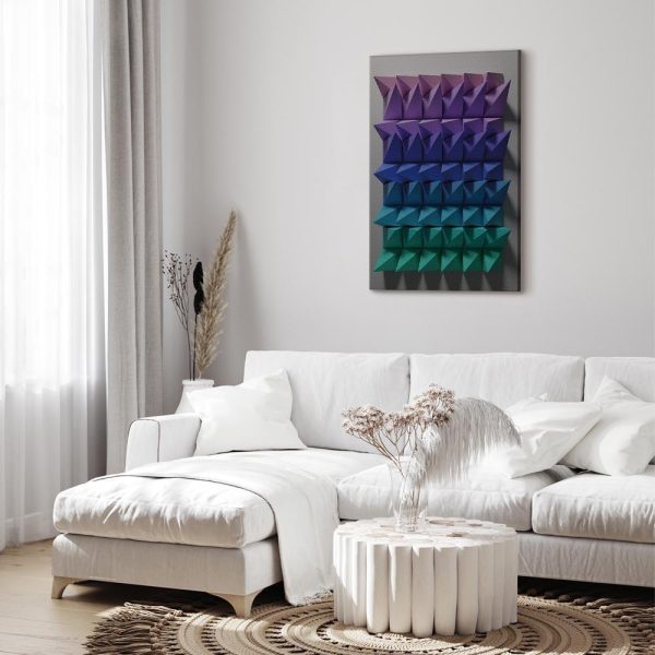 Canvas Print - Uniform Motion (1 Part) Vertical