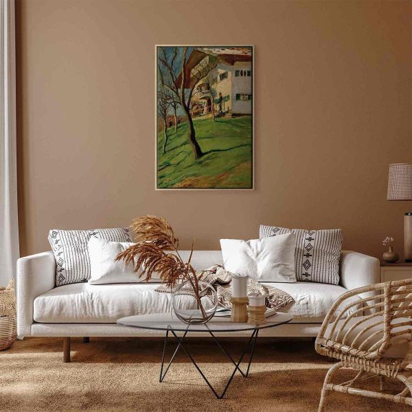 Canvas Print - Unser Häuschen in Tegernsee (August Macke)