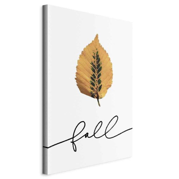 Canvas Print - Unusual Leaf (1 Part) Vertical