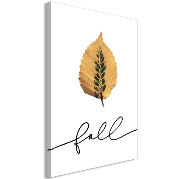 Canvas Print - Unusual Leaf (1 Part) Vertical