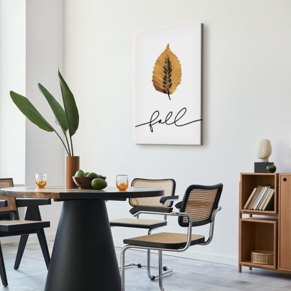 Canvas Print - Unusual Leaf (1 Part) Vertical
