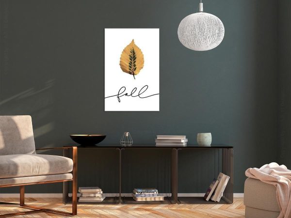 Canvas Print - Unusual Leaf (1 Part) Vertical