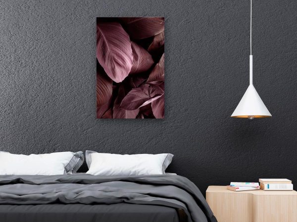 Canvas Print - Velvet Leaves (1 Part) Vertical