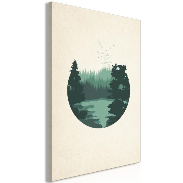 Canvas Print - View of the Hills (1 Part) Vertical