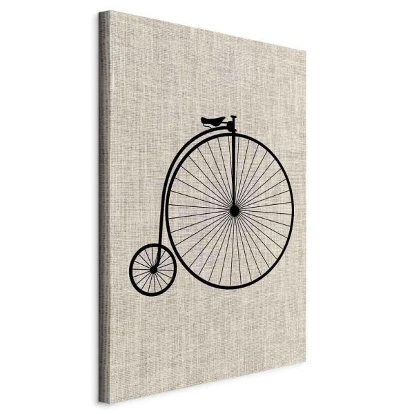 Canvas Print - Vintage Bicycle (1 Part) Vertical