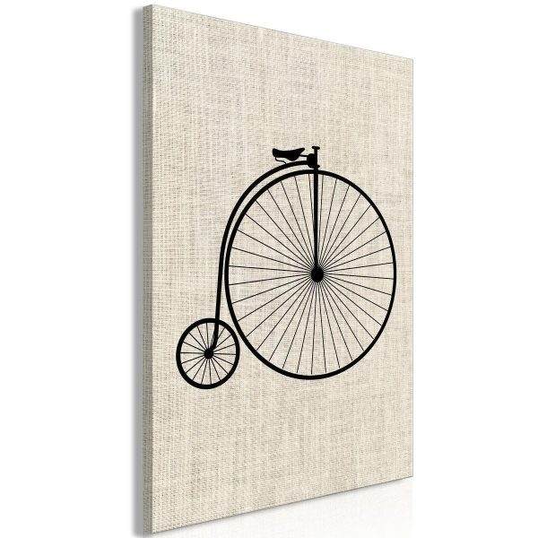 Canvas Print - Vintage Bicycle (1 Part) Vertical