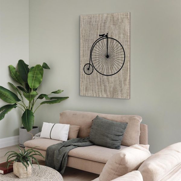 Canvas Print - Vintage Bicycle (1 Part) Vertical