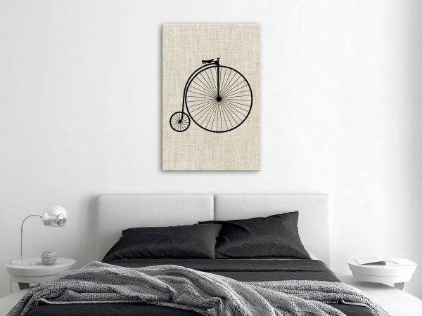 Canvas Print - Vintage Bicycle (1 Part) Vertical